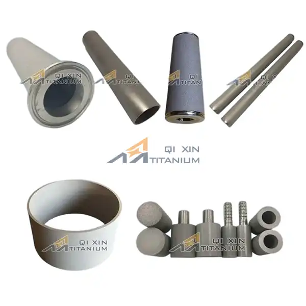 sintered metal filter element